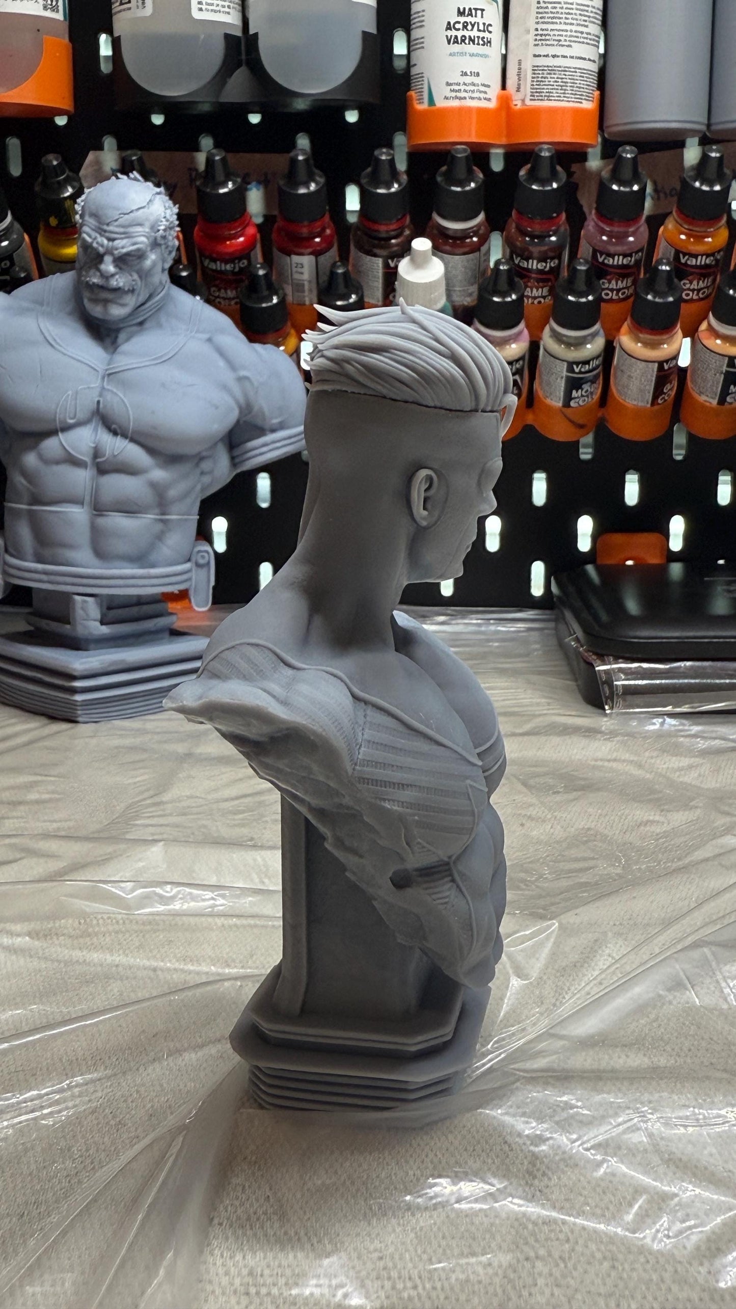 Invincible Resin Bust Kit | Inspired by Invincible | Unpainted Fan Art Model | ZEZ Studio