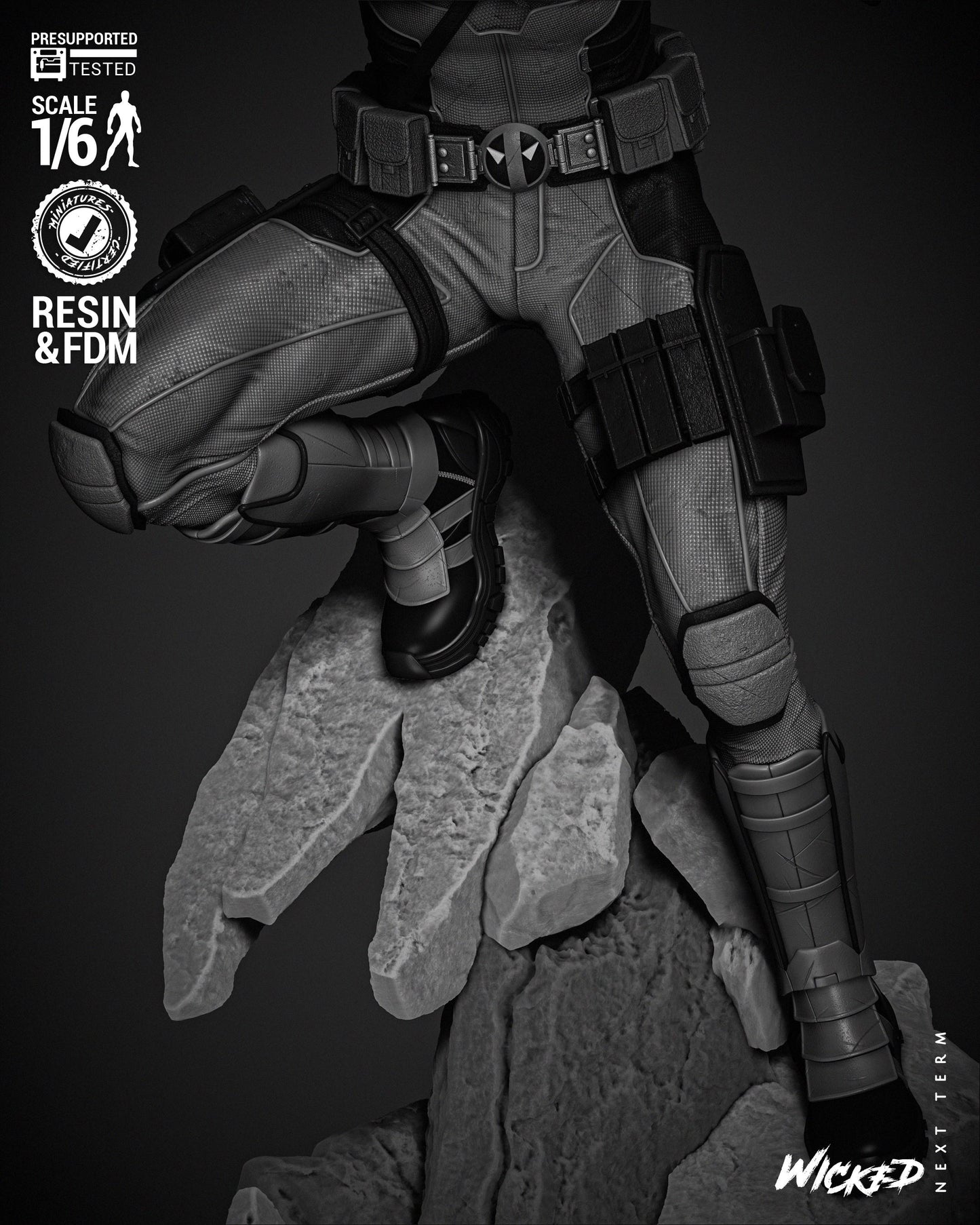 Deadpool Resin Figure – 2024 Edition Inspired by Marvel
