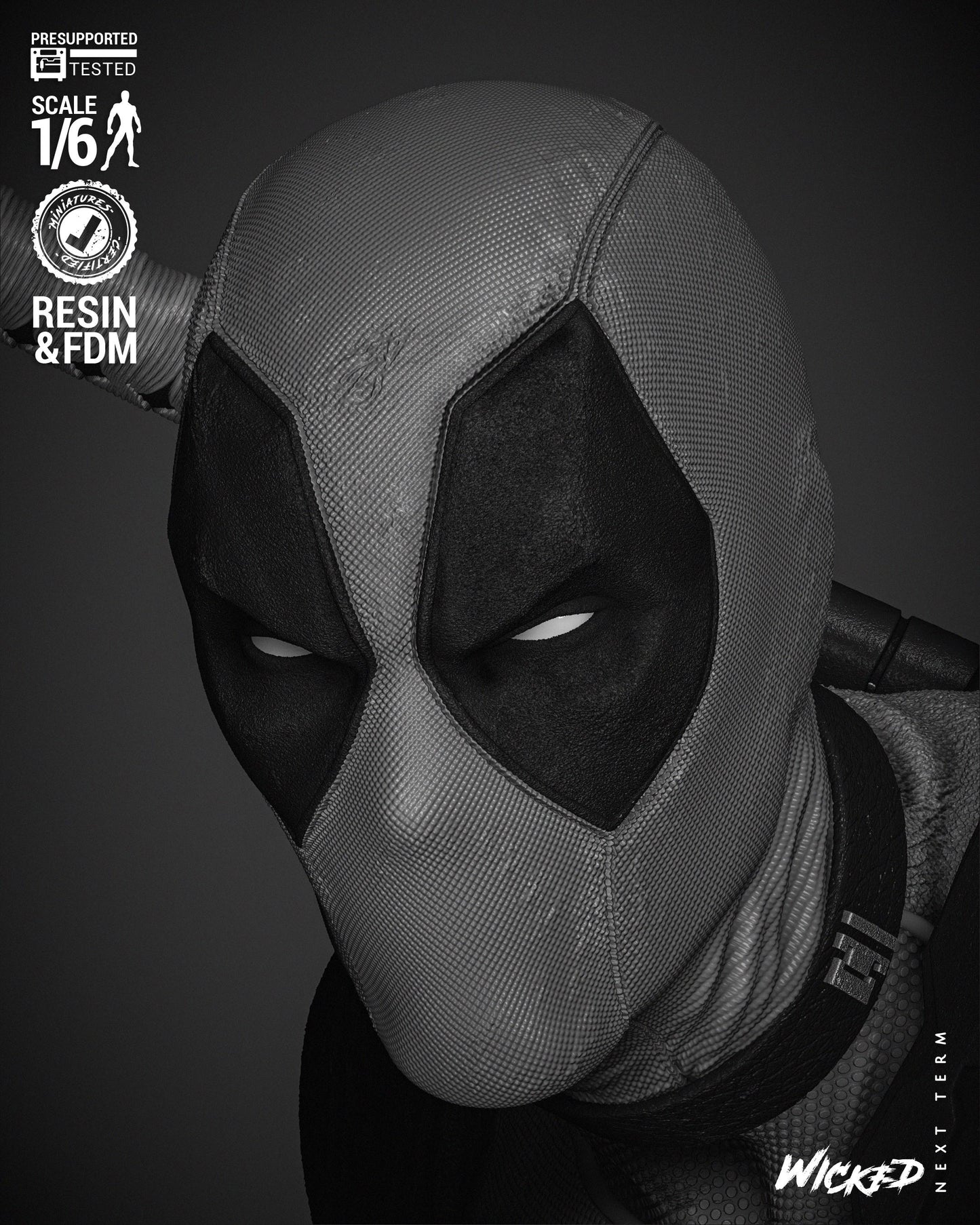 Deadpool Resin Figure – 2024 Edition Inspired by Marvel