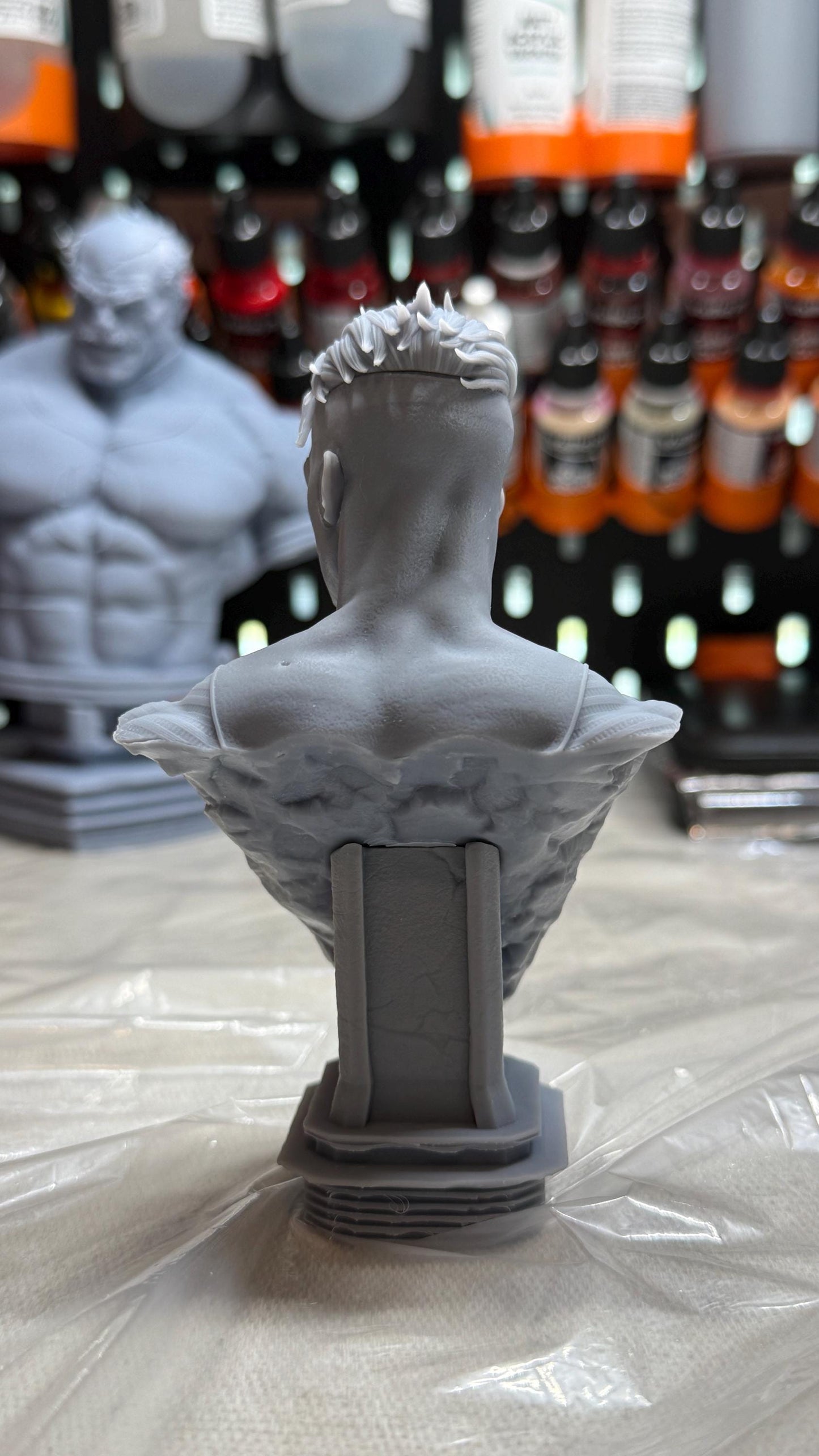 Invincible Resin Bust Kit | Inspired by Invincible | Unpainted Fan Art Model | ZEZ Studio