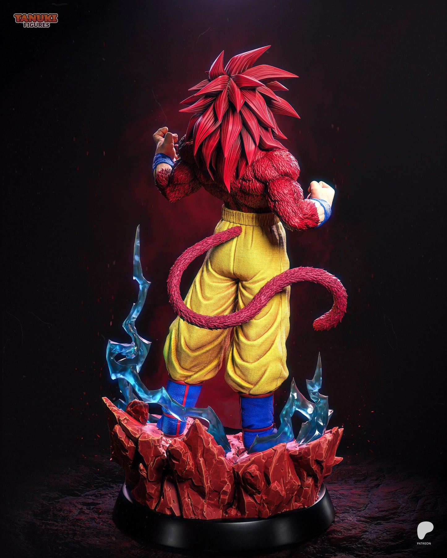 Super Saiyan 4 Goku – Unpainted Resin Kit | Fan Art Collectible
