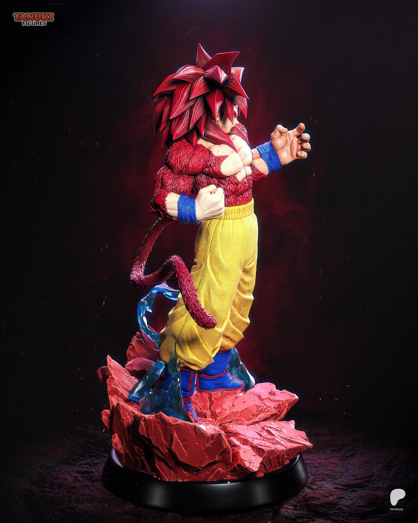 Super Saiyan 4 Goku – Unpainted Resin Kit | Fan Art Collectible