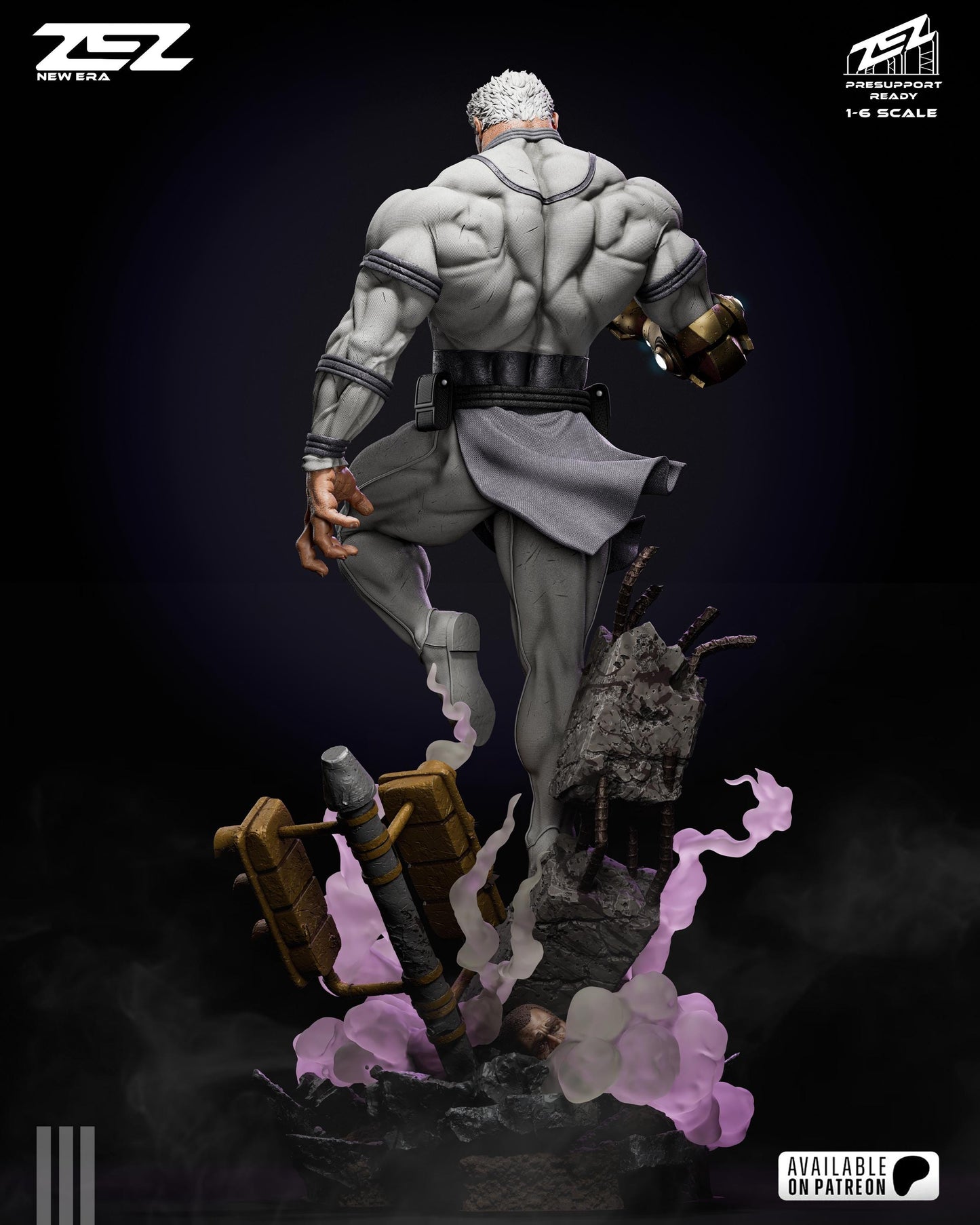 Conquest Resin Figure Kit | Inspired by Invincible | Unpainted Fan Art Model | ZEZ Studio