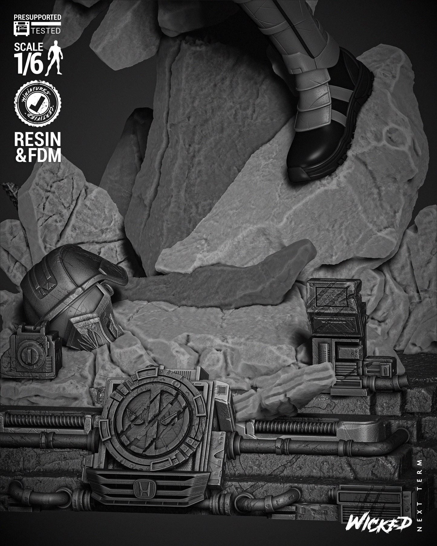 Deadpool Resin Figure – 2024 Edition Inspired by Marvel
