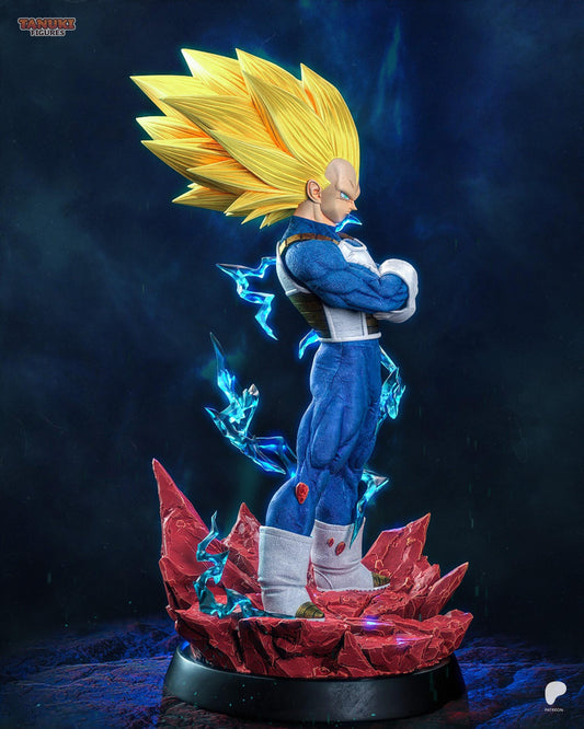 Super Saiyan 3 Vegeta – Unpainted Resin Figure Kit | DBZ Fan Art Collectible