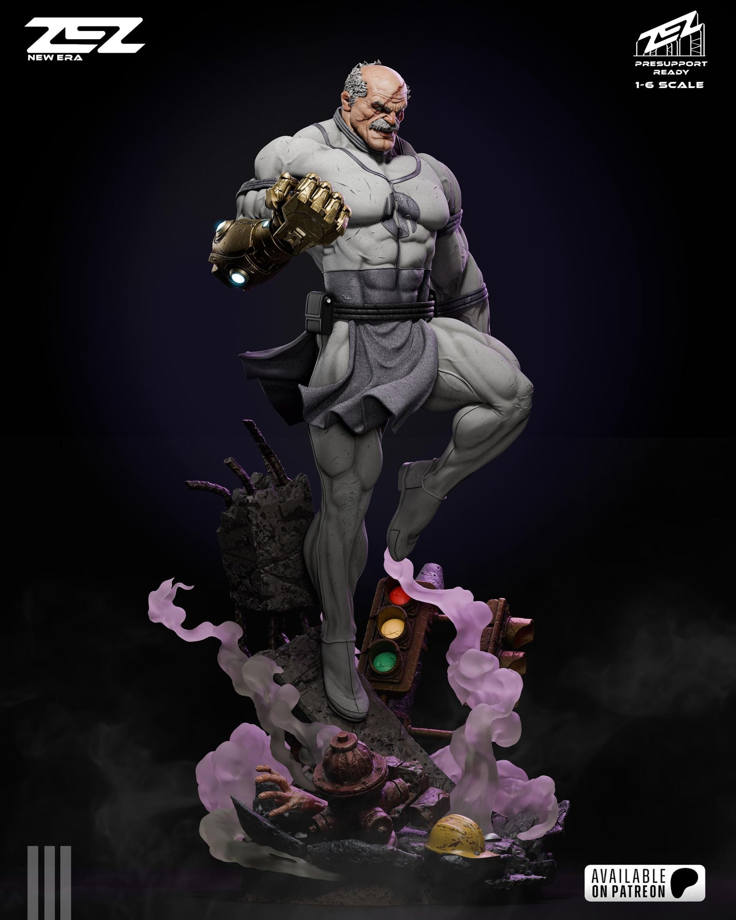Conquest Resin Figure Kit | Inspired by Invincible | Unpainted Fan Art Model | ZEZ Studio