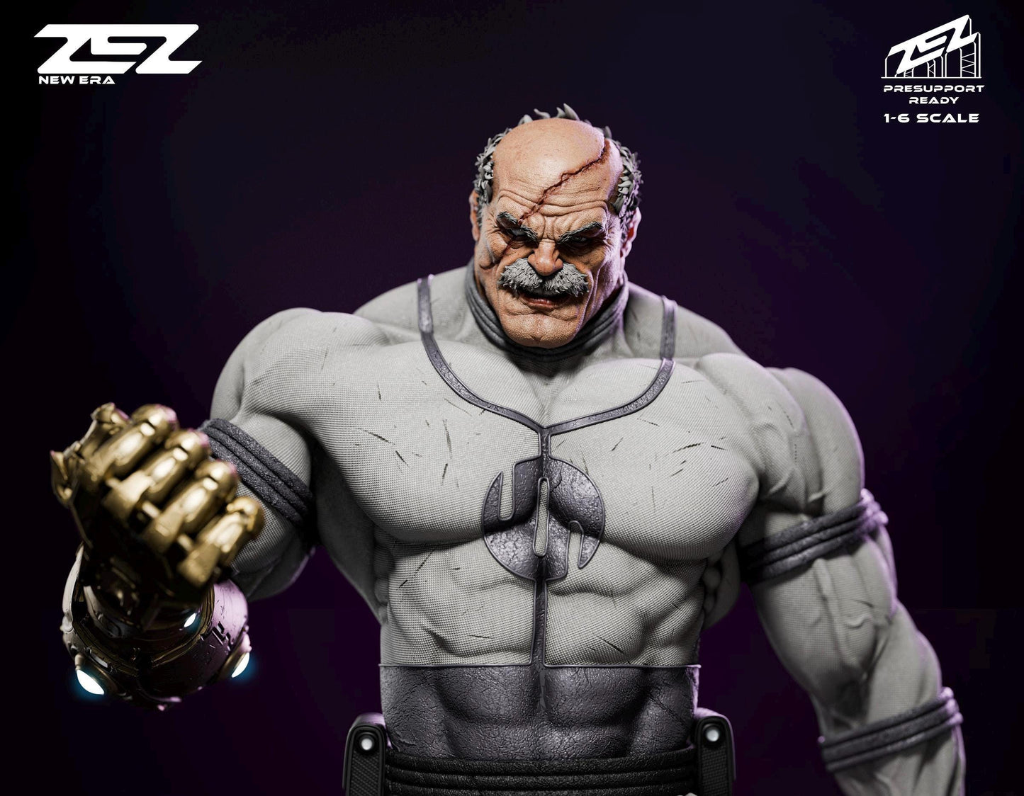 Conquest Resin Bust Kit | Inspired by Invincible | Unpainted Fan Art Model | ZEZ Studio