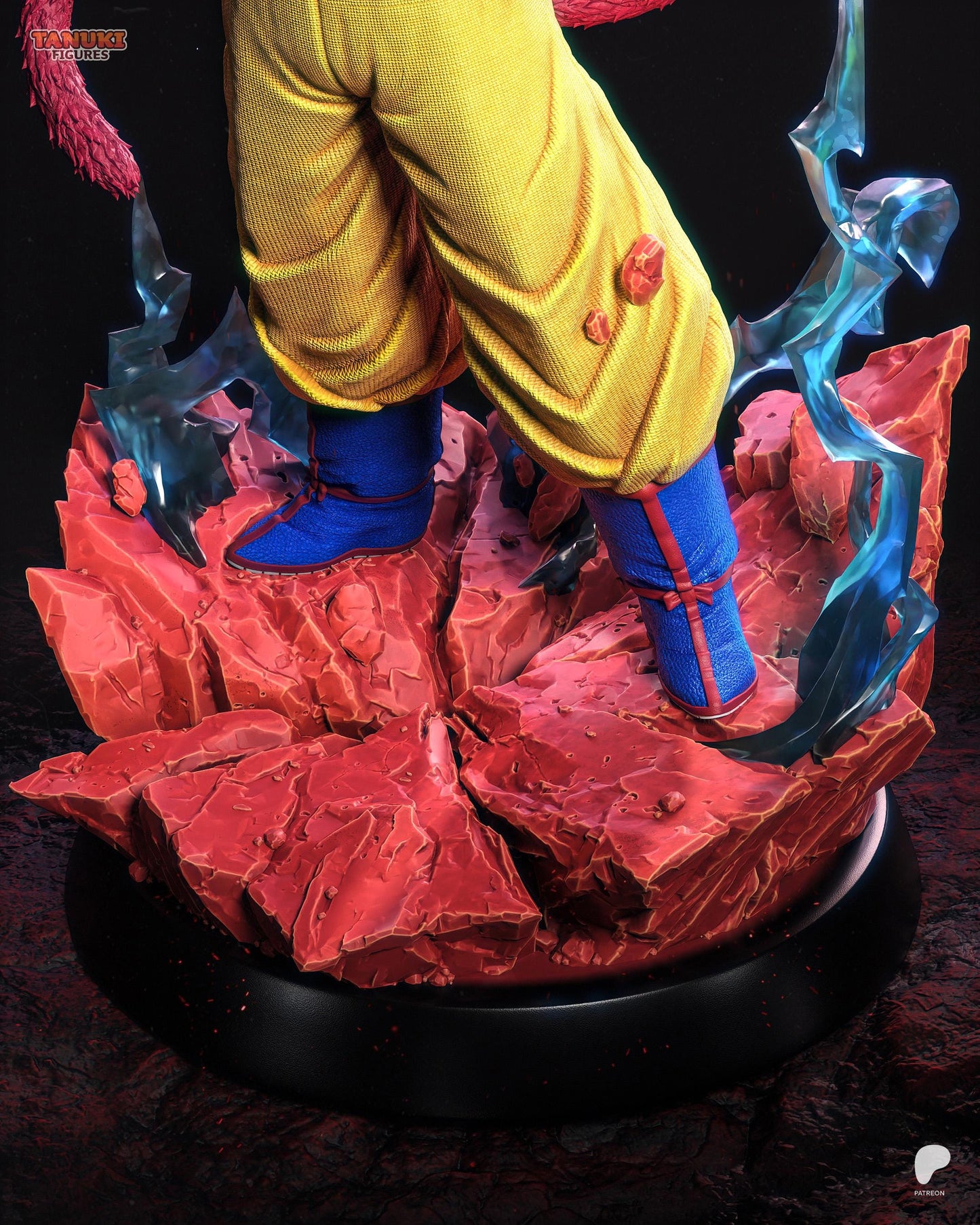 Super Saiyan 4 Goku – Unpainted Resin Kit | Fan Art Collectible
