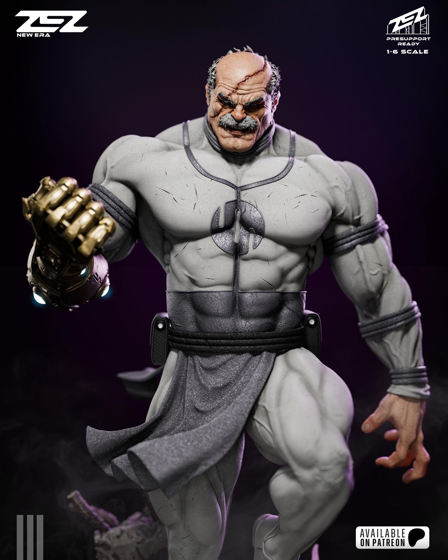 Conquest Resin Figure Kit | Inspired by Invincible | Unpainted Fan Art Model | ZEZ Studio