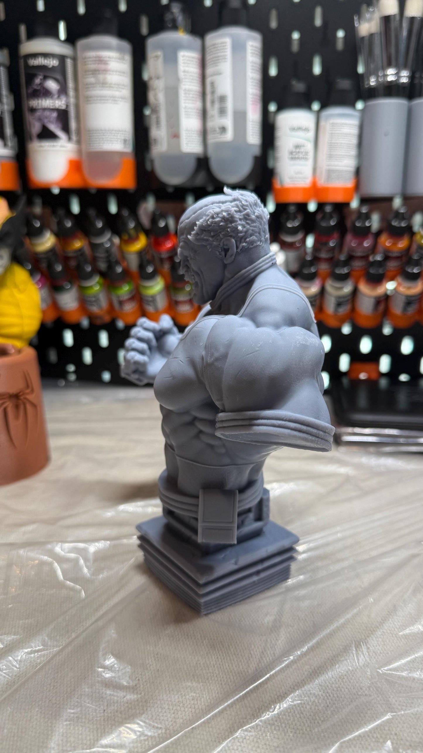 Conquest Resin Bust Kit | Inspired by Invincible | Unpainted Fan Art Model | ZEZ Studio