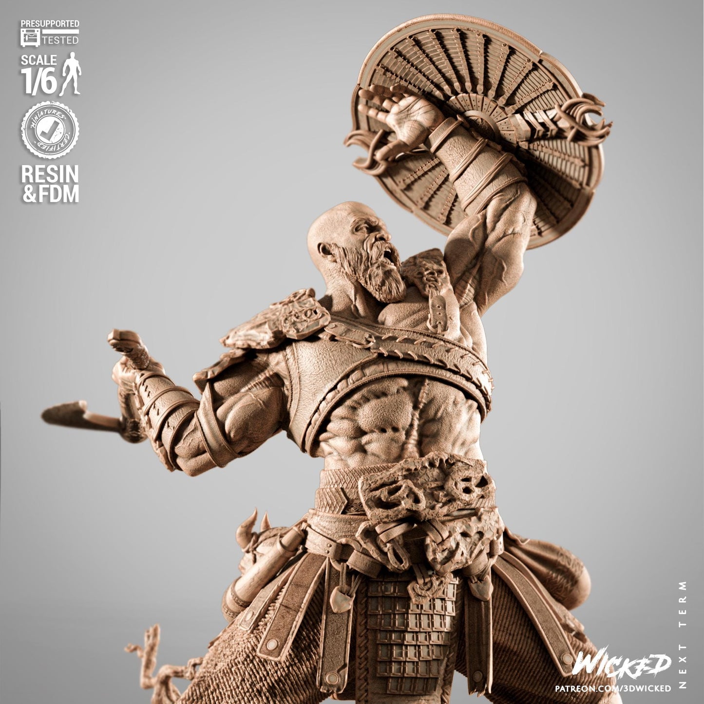 Kratos Resin Figure – God of War Inspired Collectible