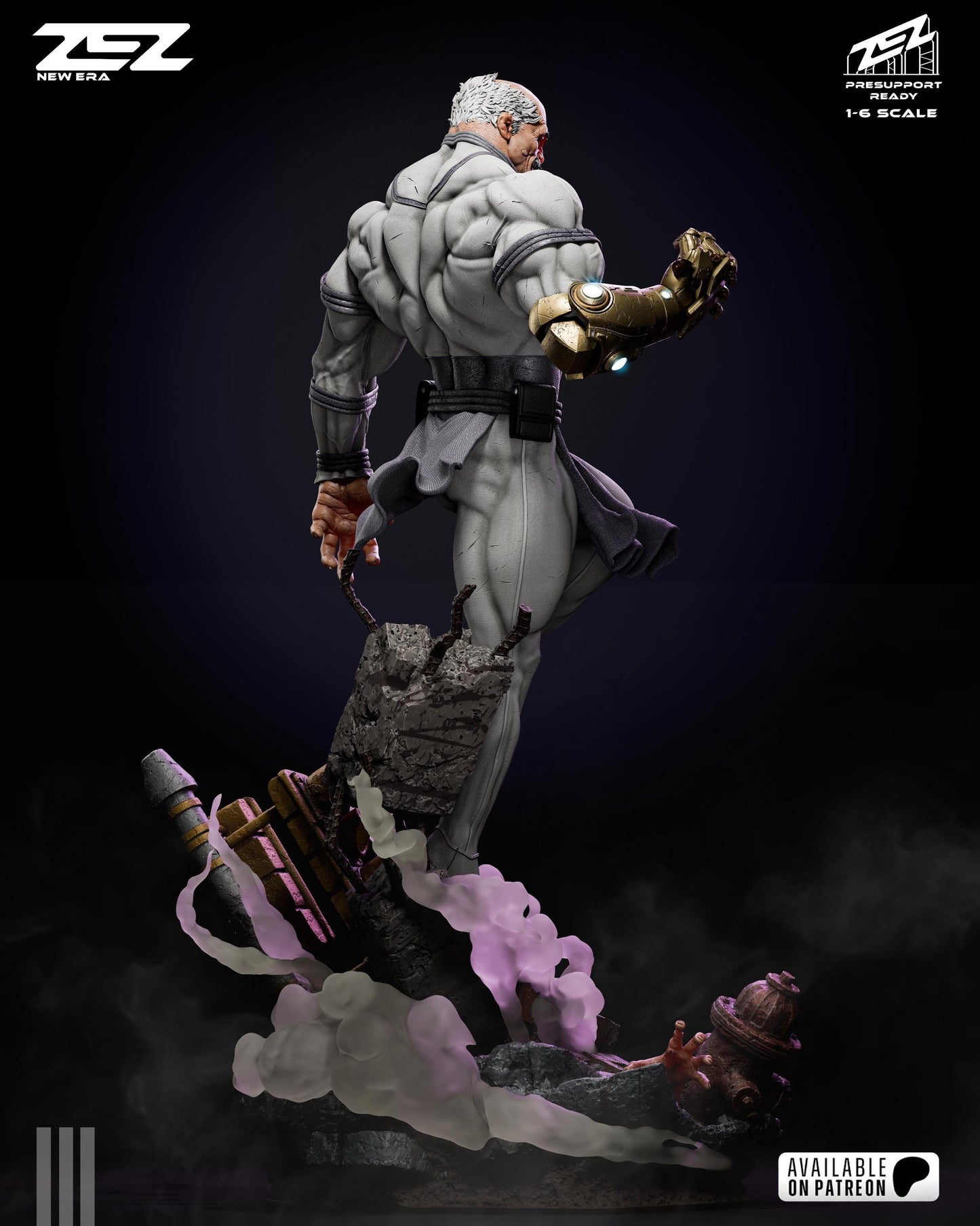 Conquest Resin Figure Kit | Inspired by Invincible | Unpainted Fan Art Model | ZEZ Studio