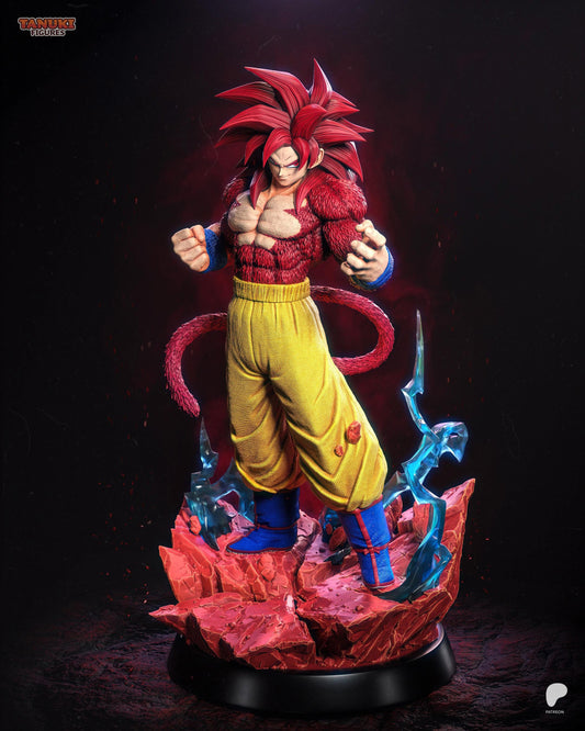 Super Saiyan 4 Goku – Unpainted Resin Kit | Fan Art Collectible