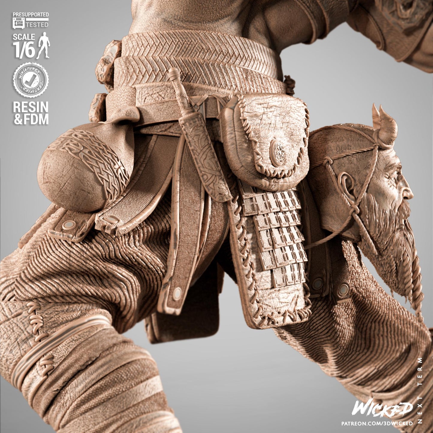 Kratos Resin Figure – God of War Inspired Collectible