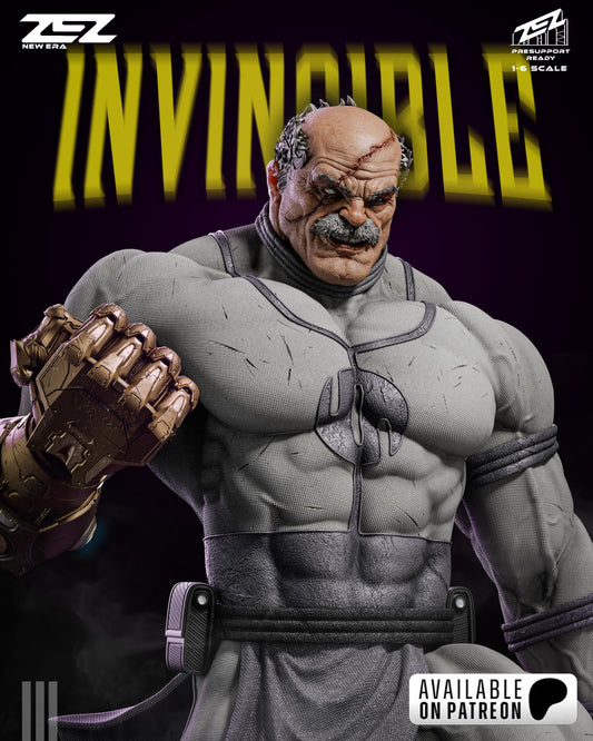 Conquest Resin Figure Kit | Inspired by Invincible | Unpainted Fan Art Model | ZEZ Studio